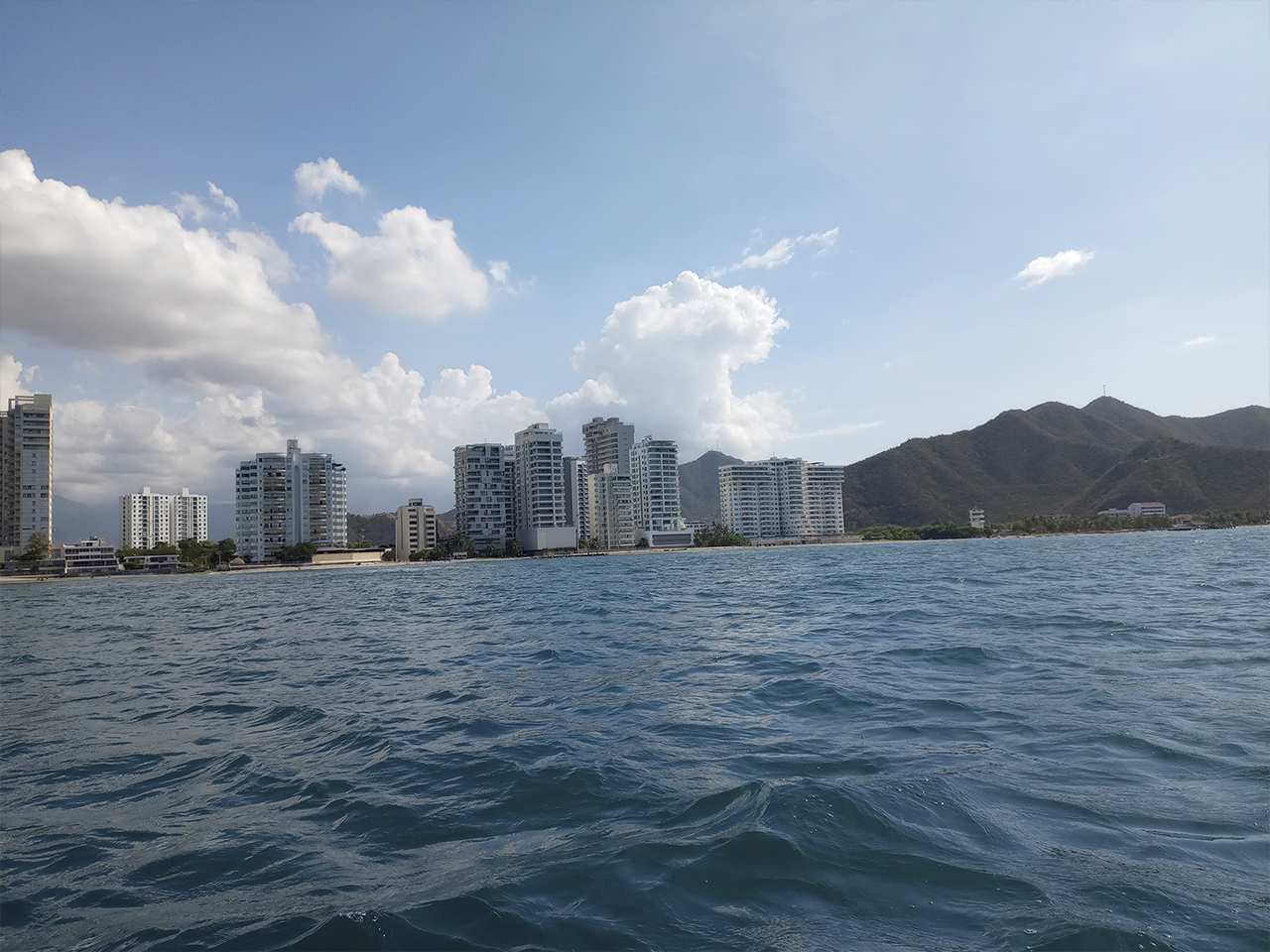 View of Santa Marta from the sea